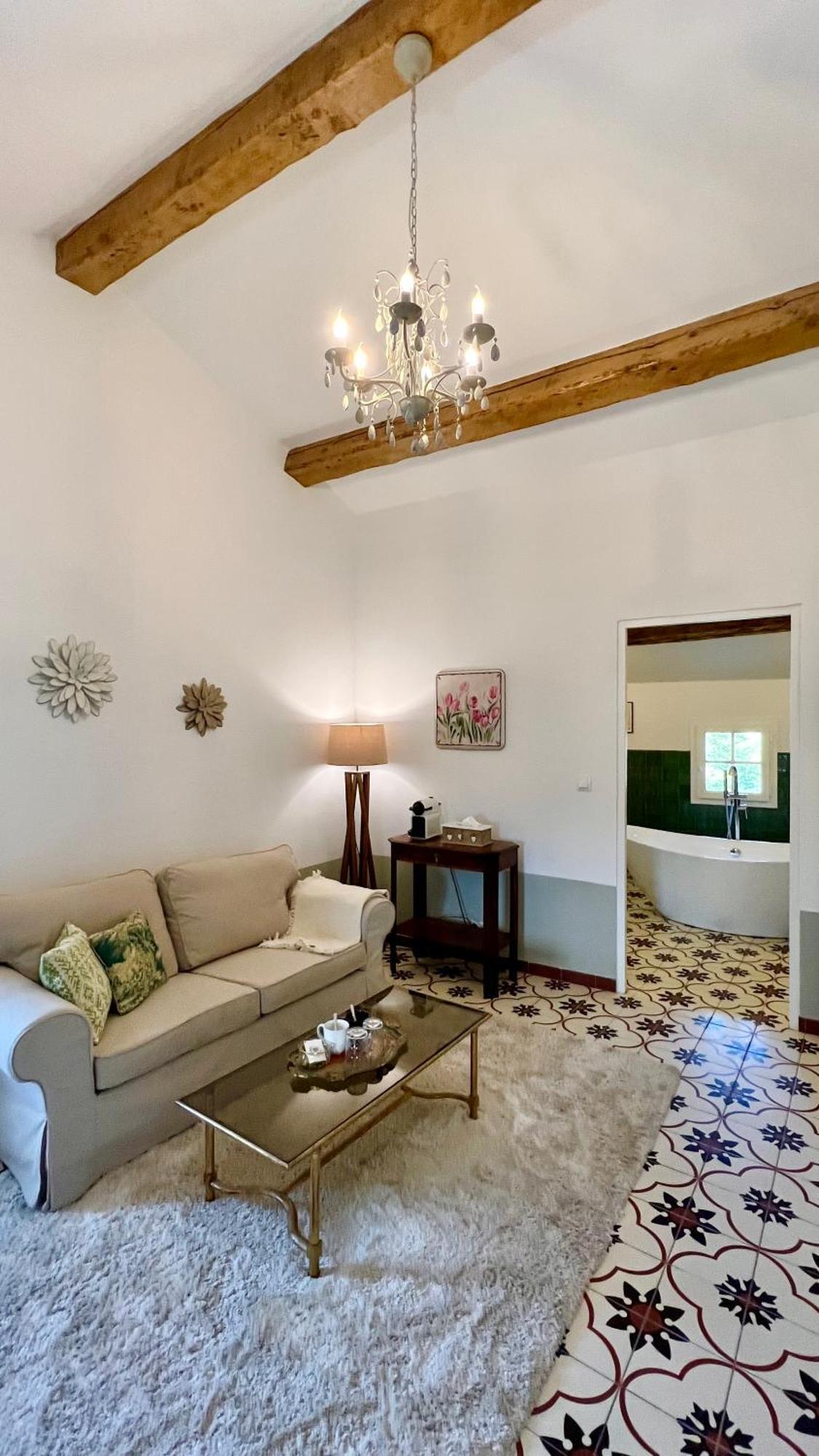 Domaine De La Brave Bed & Breakfast แปร์นส์-เลส์-ฟงแตนส์ ห้อง รูปภาพ